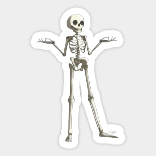 skeleton Sticker